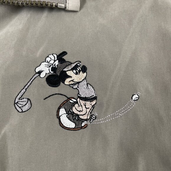 VTG Firethorn Mickey Mouse Golf Windbreaker Jacket Men’s L Removable Sleeves - Picture 2 of 9
